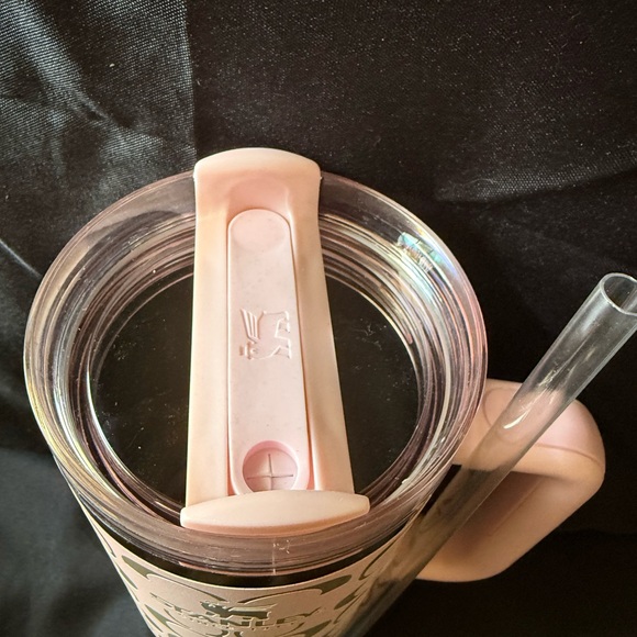 New Stanley 40oz Pink and Gold Custom Laser Engraved with Straw No Original Box - Picture 5 of 8